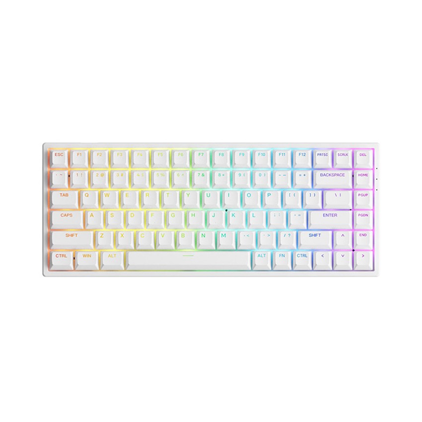 BÀN PHÍM CƠ AKKO 3084 V2 RGB - WHITE (HOTSWAP - RGB - AKKO CS SWITCH JELLY PINK)