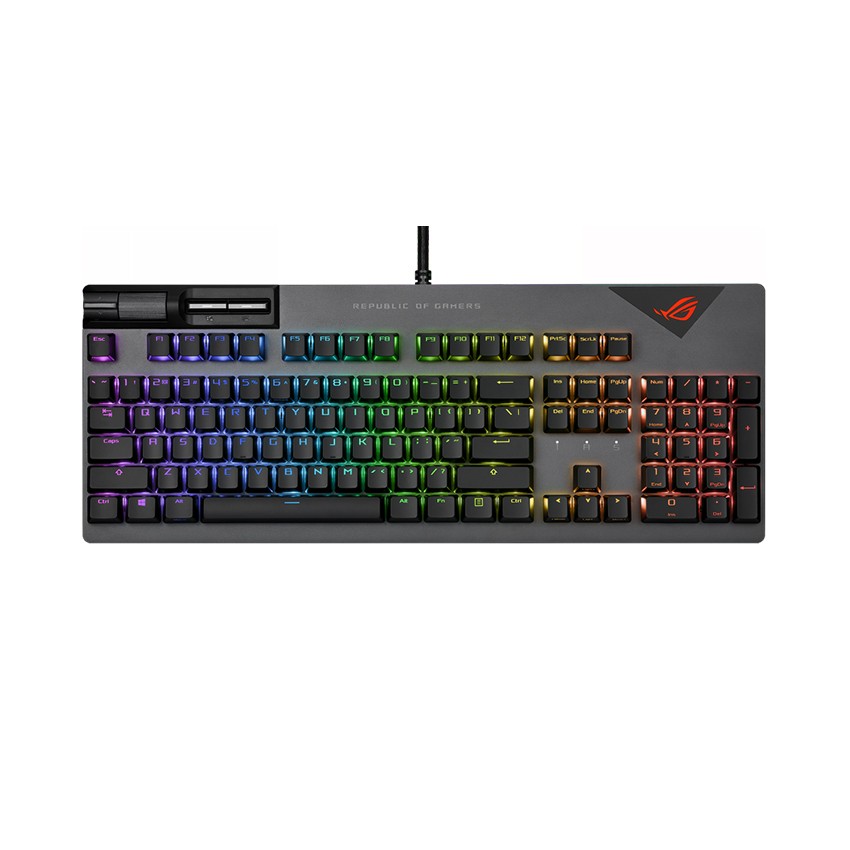 BÀN PHÍM GAME ASUS ROG STRIX FLARE II NX (BLUE SW) (USB/RGB/ABS) (XA08)