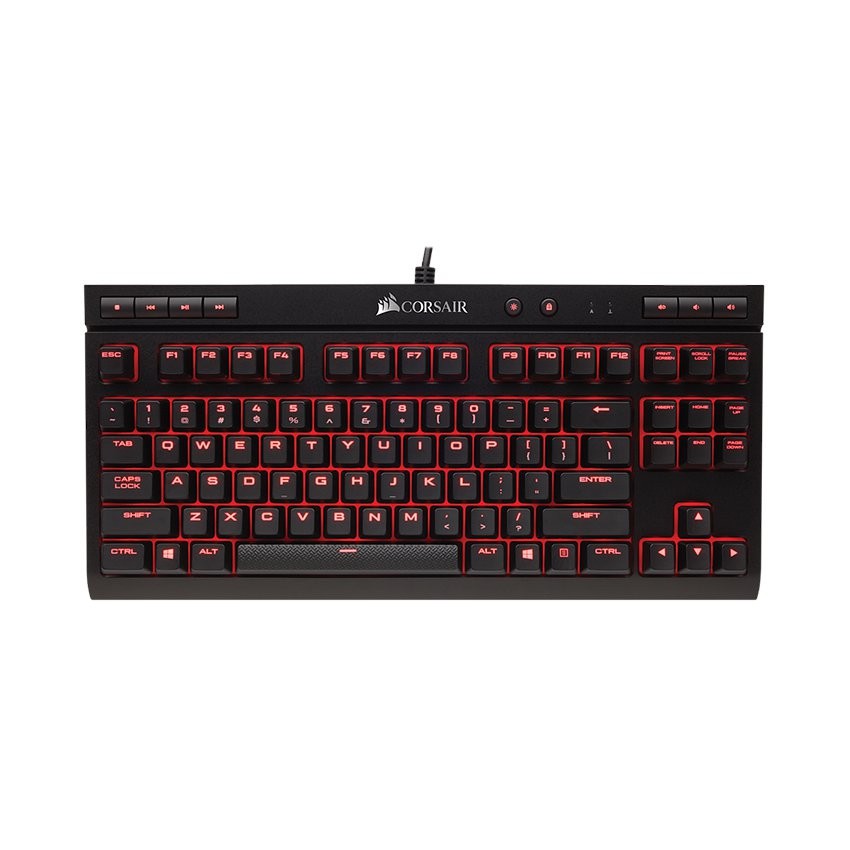 BÀN PHÍM CƠ CORSAIR K63 CHERRY MX RED (USB/RED LED) (CH-9115020-NA)