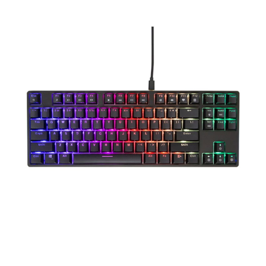 BÀN PHÍM CƠ FUHLEN D87S RGB ĐEN BLUE SW (USB/RGB/HUANO)