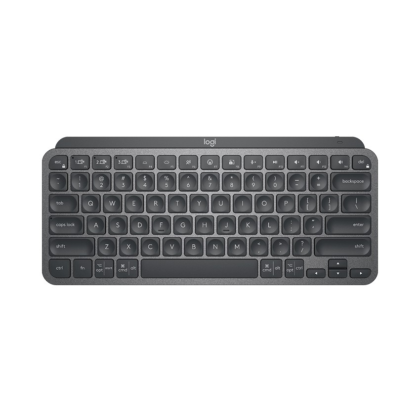 BÀN PHÍM KHÔNG DÂY LOGITECH MX KEYS MINI GRAPHITE (USBC/BLUETOOTH/XÁM)