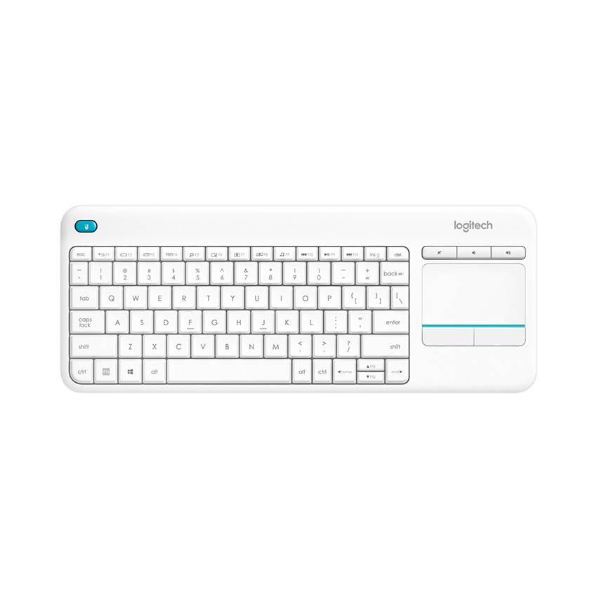 BÀN PHÍM KHÔNG DÂY LOGITECH K400 PLUS TRẮNG (USB/PINAA)