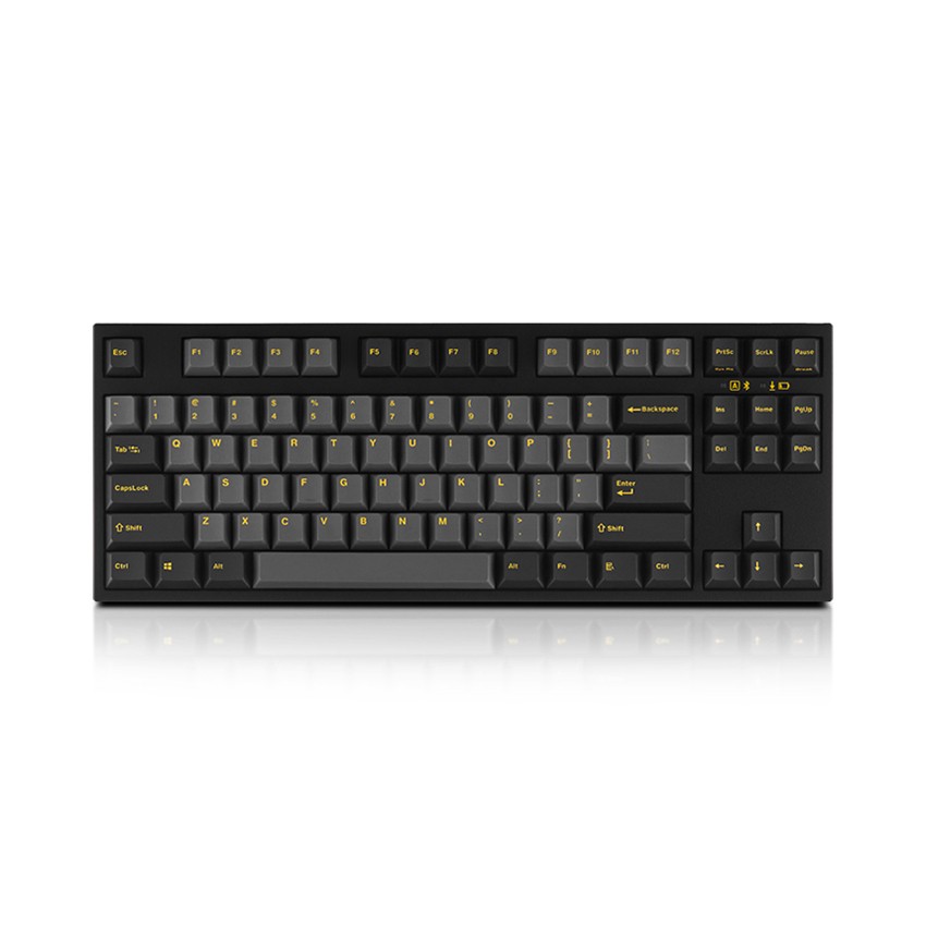 BÀN PHÍM CƠ KHÔNG DÂY LEOPOLD FC750RBT GRAPHITE ASH YELLOW BLACK SW (USBC/BLUETOOTH)