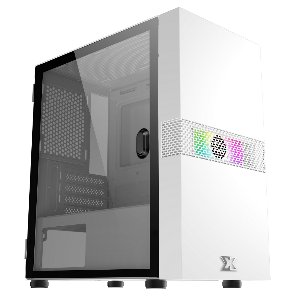 XIGMATEK FADIL ARTIC 1F (EN48083) - M-ATX, 1 SIDE TEMPERED GLASS, 1 FAN X20F