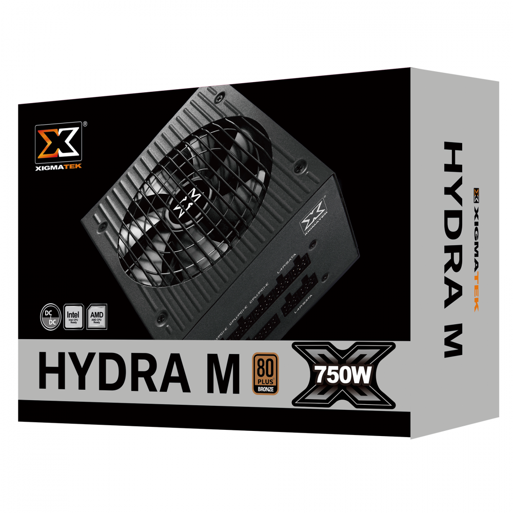 NGUỒN XIGMATEK HYDRA M 750 (EN44221) - 80PLUS BRONZE, 100% CÁP RỜI - DẠNG DẸT