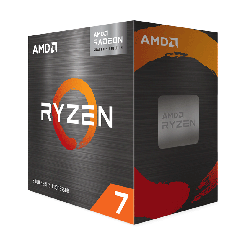 CPU AMD RYZEN 7 5700G (3.8GHZ UPTO 4.6GHZ / 20MB / 8 CORES, 16 THREADS / 65W / SOCKET AM4)