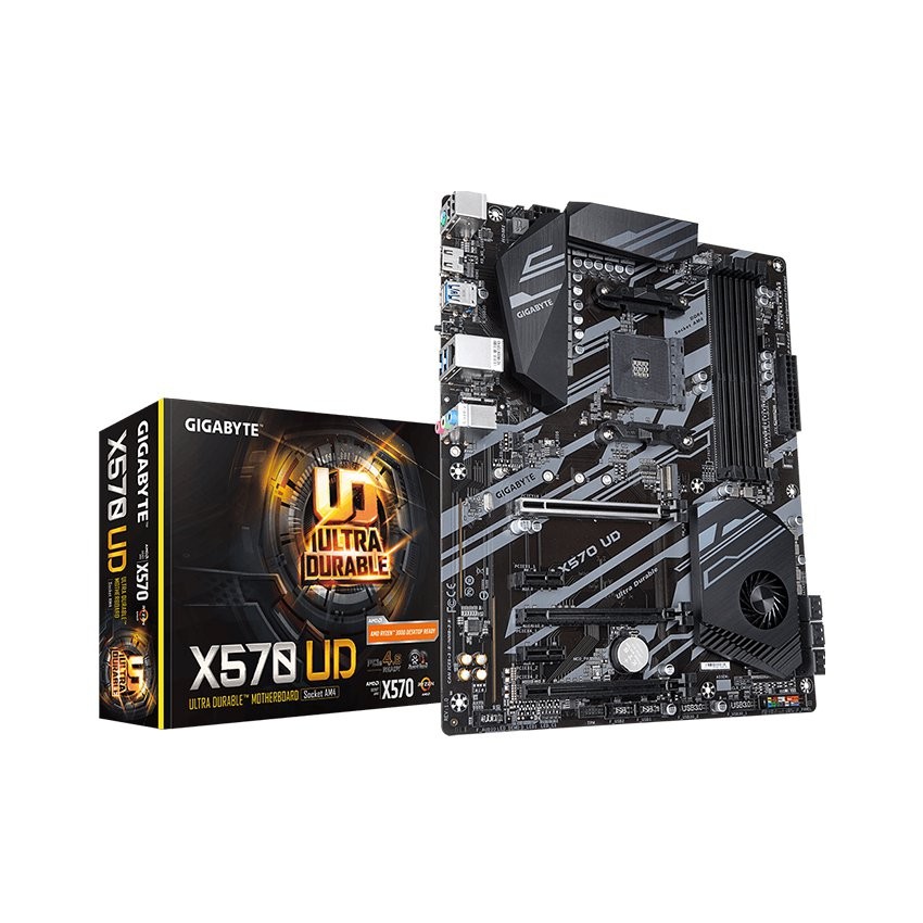 MAINBOARD GIGABYTE X570 - UD (AMD X570, SOCKET AM4, ATX, 4 KHE RAM DDR4)