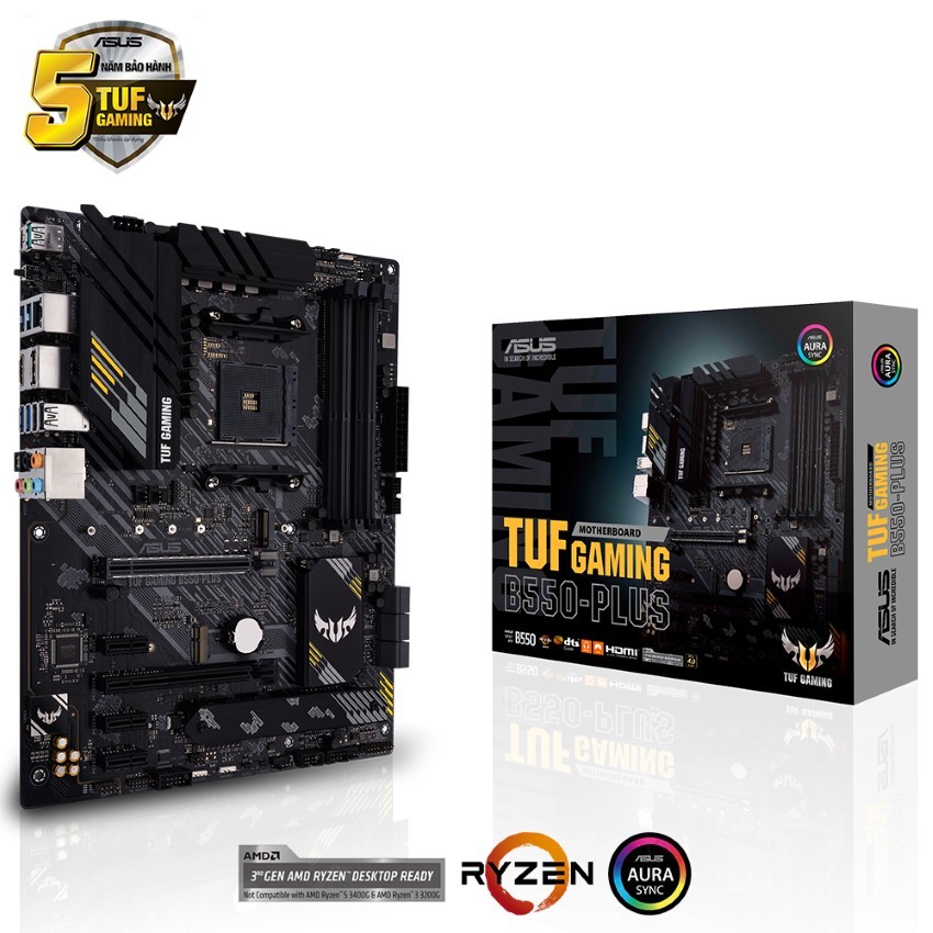 MAINBOARD ASUS TUF GAMING B550-PLUS (AMD B550, SOCKET AM4, ATX, 4 KHE RAM DRR4)