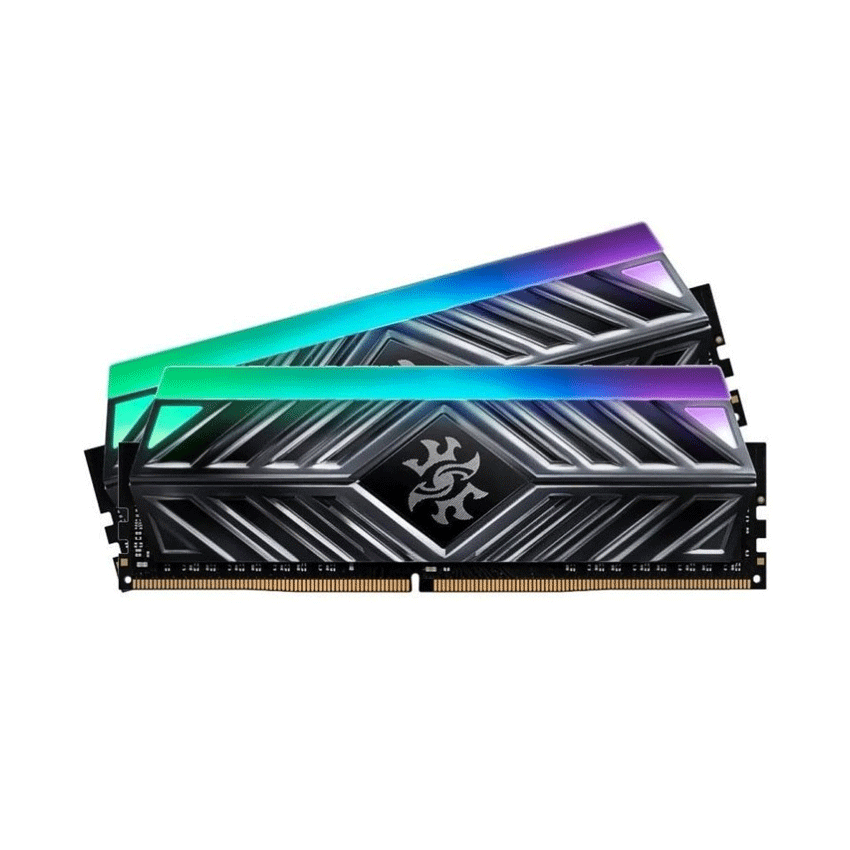 RAM DESKTOP ADATA XPG SPECTRIX D41 RGB GREY (AX4U32008G16A-DT41) 16GB (2X8GB) DDR4 3200MHZ