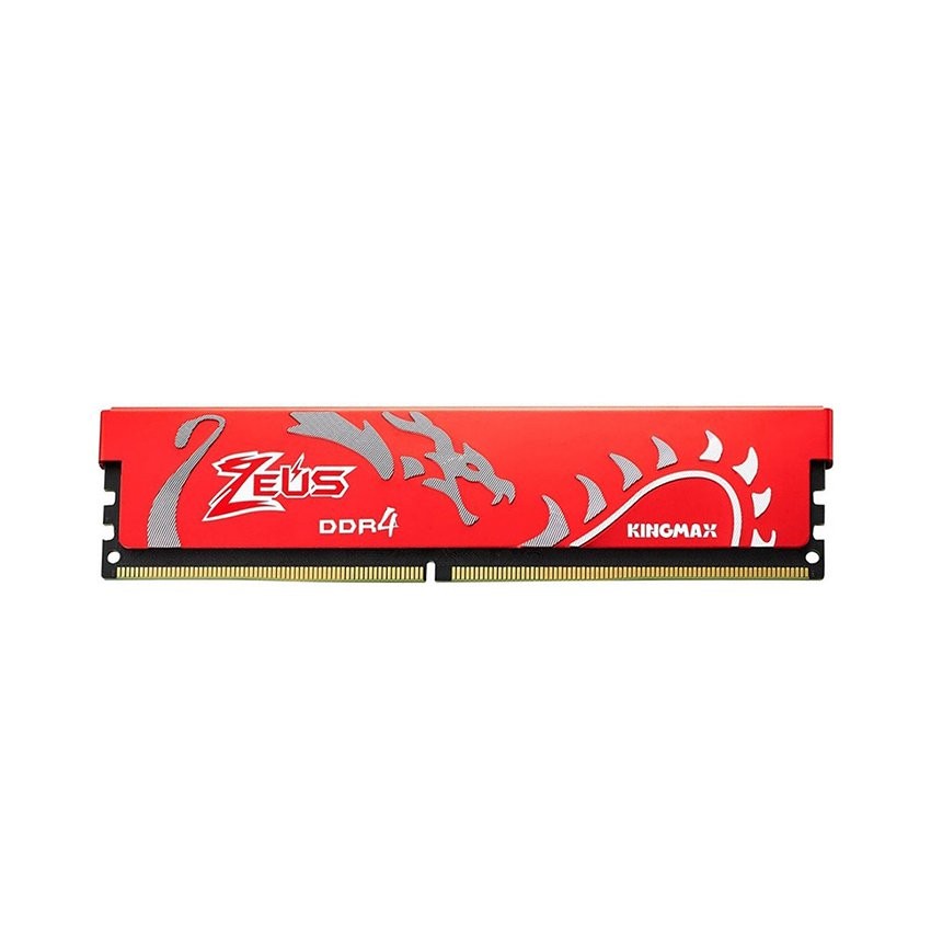 RAM DESKTOP KINGMAX ZEUS DRAGON RED (KM-LD4-2666-16GH) 16GB (1X16GB) DDR4 2666MHZ