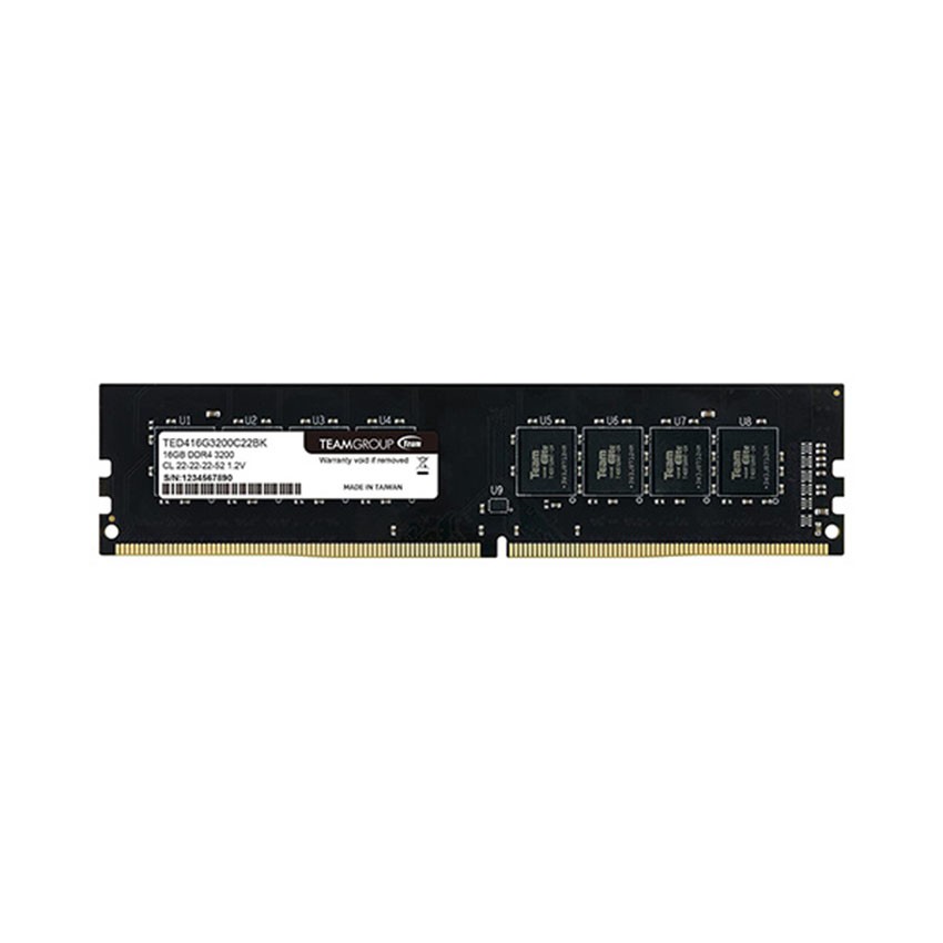 RAM DESKTOP TEAMGROUP ELITE (TED48G3200C2201) 8GB (1X8GB) DDR4 3200MHZ