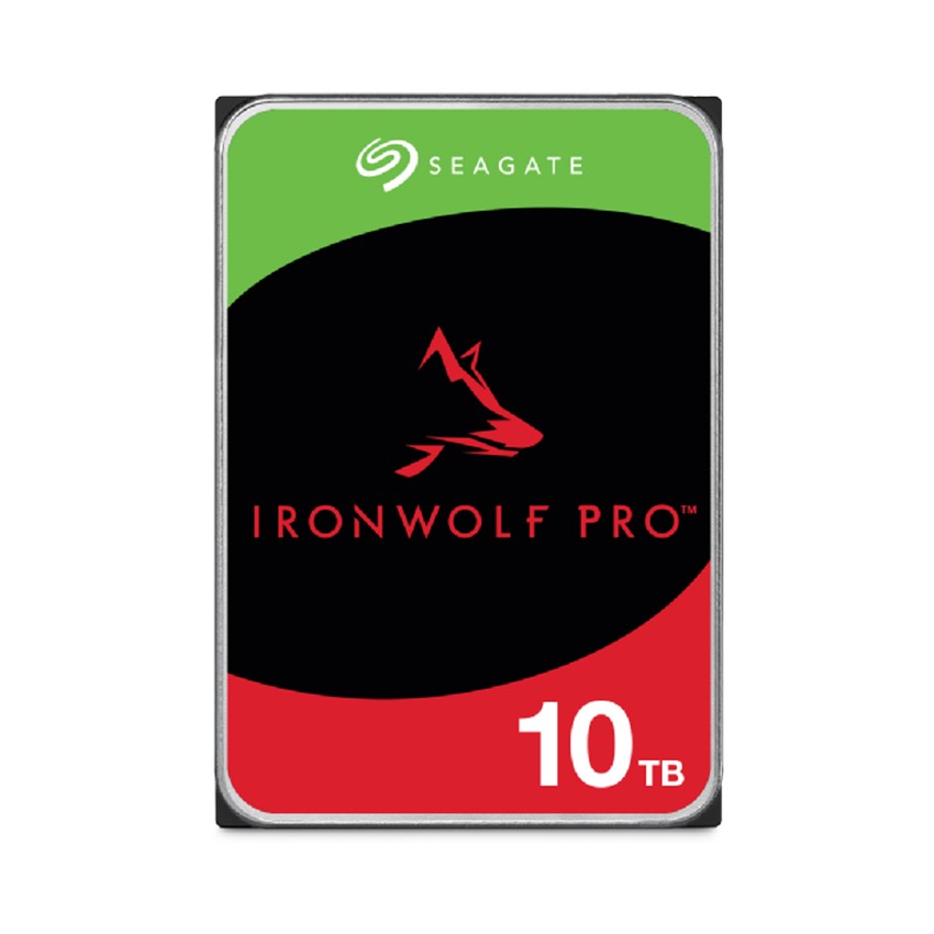 Ổ CỨNG HDD SEAGATE IRONWOLF PRO 10TB 3.5 INCH, 7200RPM, SATA3, 256MB CACHE (ST10000NE000)