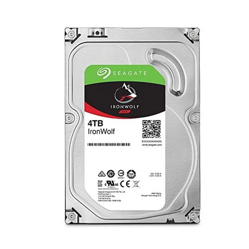 Ổ CỨNG HDD SEAGATE IRONWOLF 4TB 3.5 INCH, 5400RPM, SATA3, 256MB CACHE (ST4000VN006)