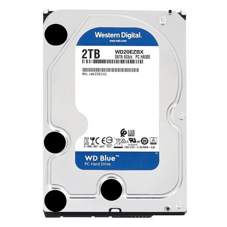 Ổ CỨNG HDD WD 2TB BLUE 3.5 INCH, 7200RPM, SATA, 256MB CACHE (WD20EZBX)