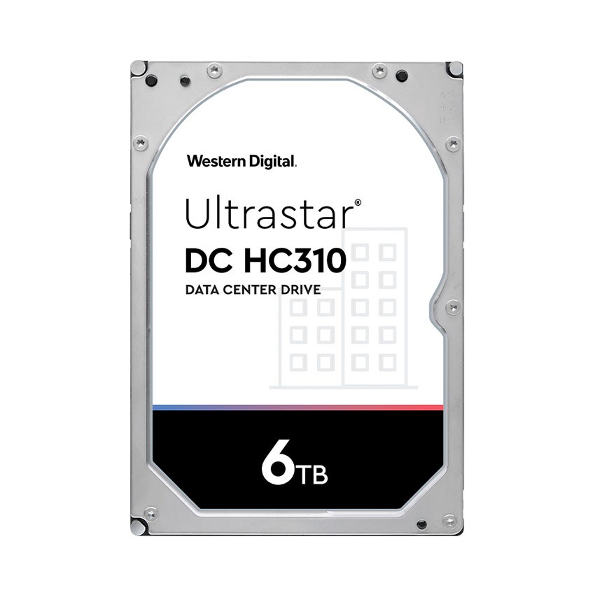 Ổ CỨNG HDD WD ENTERPRISE ULTRASTAR DC HC310 6TB/3.5INCH/7200RPM/SATA/256MB - HUS726T6TALE6L4