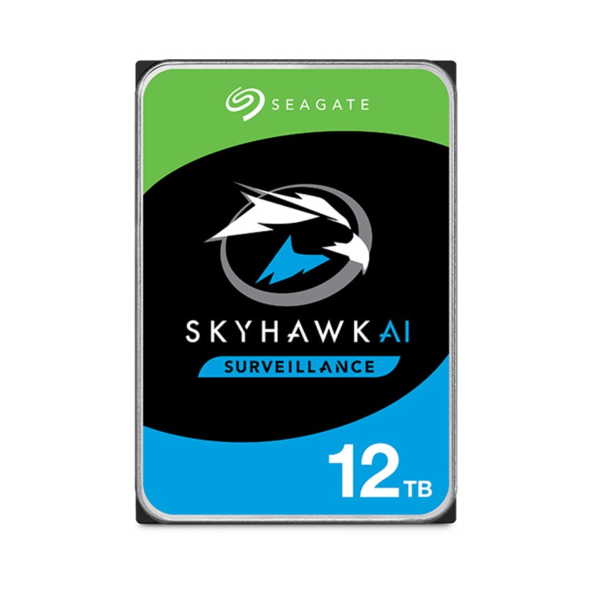 Ổ CỨNG HDD SEAGATE SKYHAWK AI 12TB 3.5 INCH, 7200RPM, SATA, 256MB CACHE (ST12000VE001)