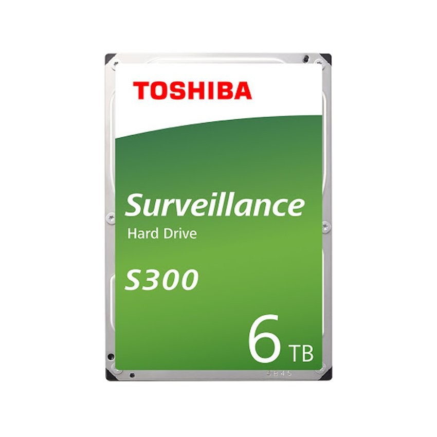 Ổ CỨNG HDD TOSHIBA AV S300 6TB 3.5 INCH, 7200RPM, SATA, 256MB CACHE (HDWT360UZSVA)