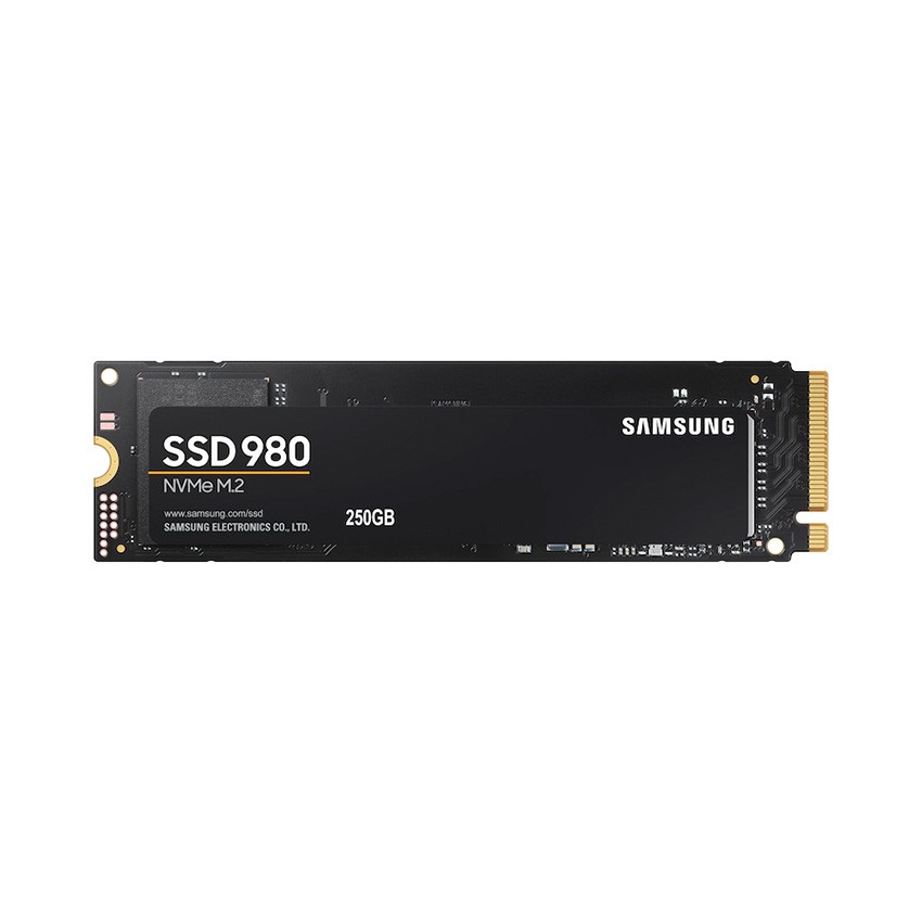 Ổ CỨNG SSD SAMSUNG 980 250GB PCIE NVME 3.0X4 (ĐỌC 2900MB/S - GHI 1300MB/S) - (MZ-V8V250BW)