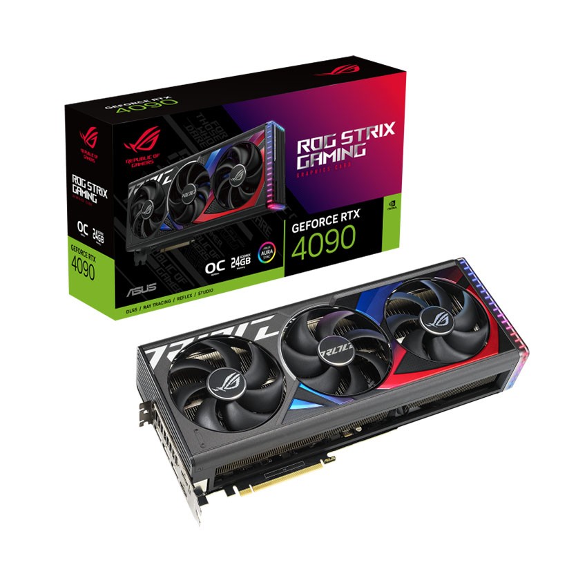 CARD MÀN HÌNH ASUS ROG STRIX LC-RTX 4090 OC 24GB GAMING