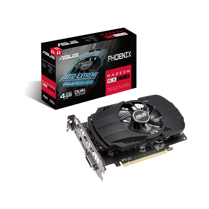 CARD MÀN HÌNH ASUS PHOENIX RX 550 4G EVO