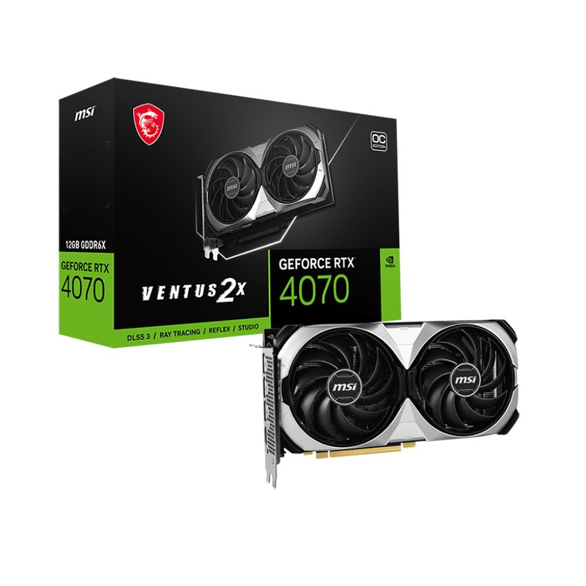 CARD MÀN HÌNH MSI RTX 4070 VENTUS 2X 12G OC