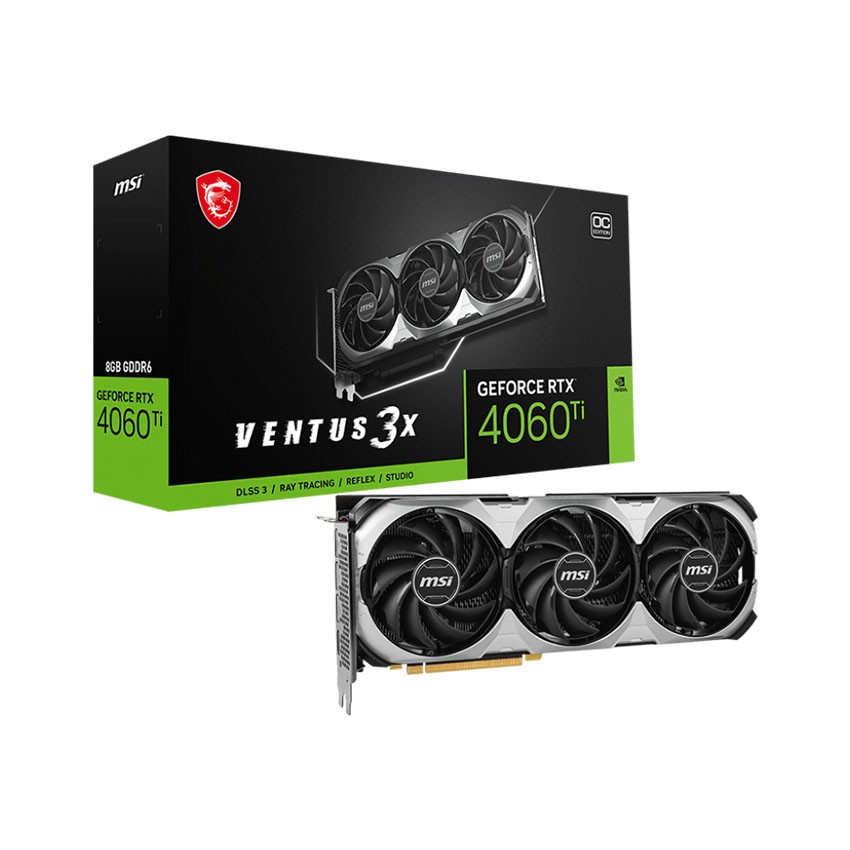 CARD MÀN HÌNH MSI RTX 4060 TI VENTUS 3X 8G OC