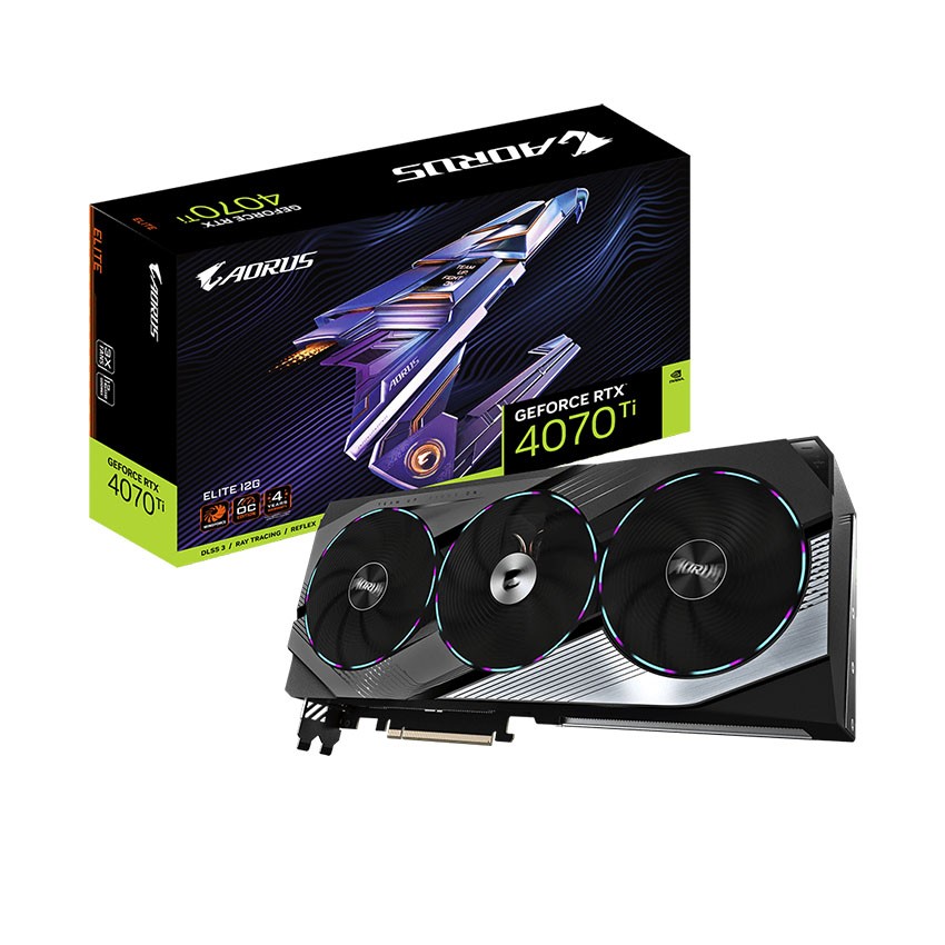 CARD MÀN HÌNH GIGABYTE RTX 4070 TI AORUS ELITE 12GB