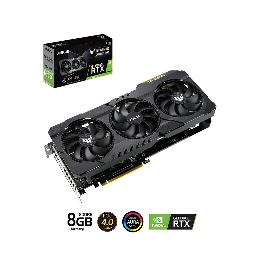 CARD MÀN HÌNH ASUS TUF RTX3060 TI-O8GD6X-GAMING