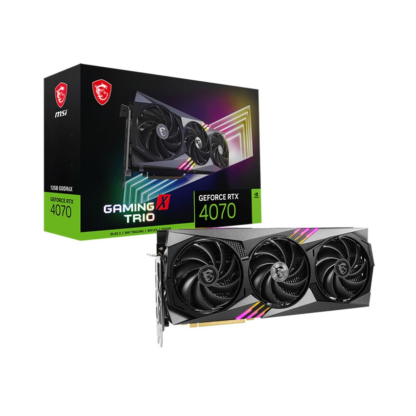 CARD MÀN HÌNH MSI RTX 4070 GAMING X TRIO 12G