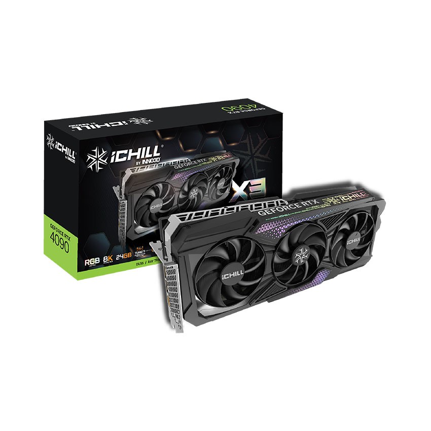 CARD MÀN HÌNH INNO3D RTX 4090 ICHILL X3 24GB