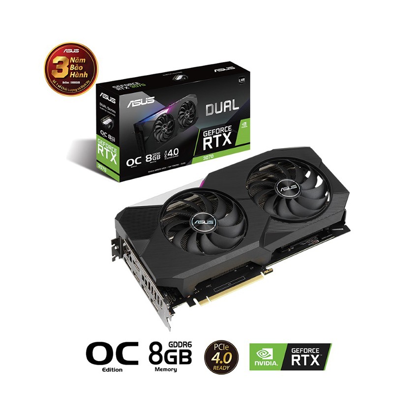 CARD MÀN HÌNH ASUS DUAL-RTX 3070-O8G-V2