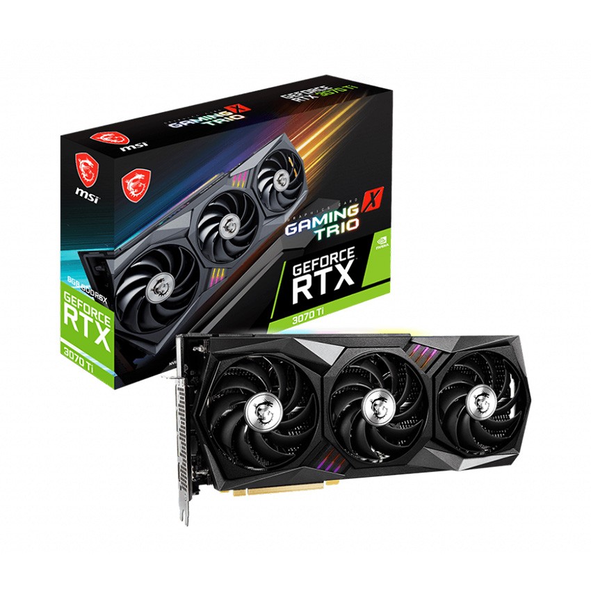 CARD MÀN HÌNH MSI RTX 3070 TI GAMING X TRIO 8G