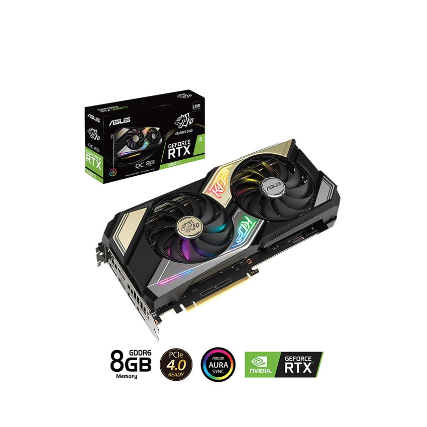 CARD MÀN HÌNH ASUS KO-RTX 3060 TI-O8G-V2-GAMING