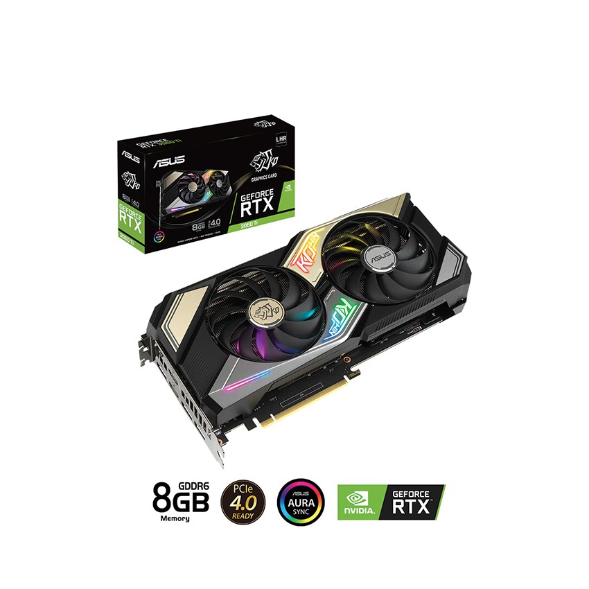 CARD MÀN HÌNH ASUS KO-RTX 3060 TI-8G-V2-GAMING