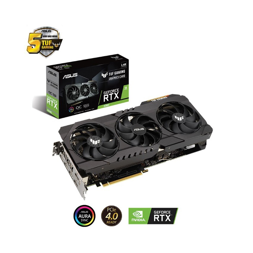 CARD MÀN HÌNH ASUS TUF-RTX 3080-O10G-V2-GAMING