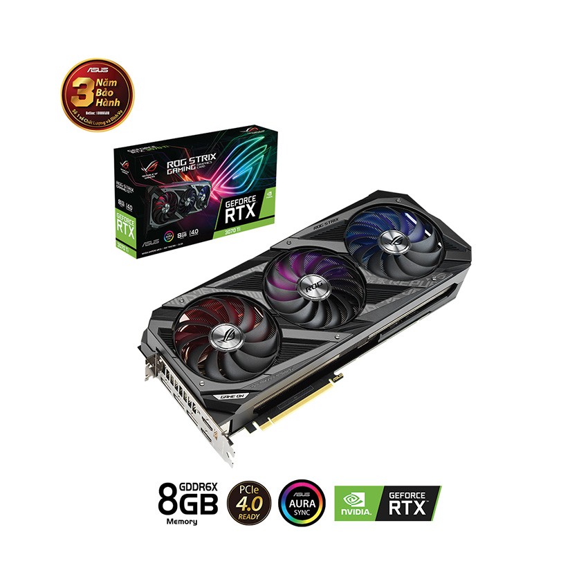 CARD MÀN HÌNH ASUS ROG STRIX RTX 3070 TI-8G GAMING