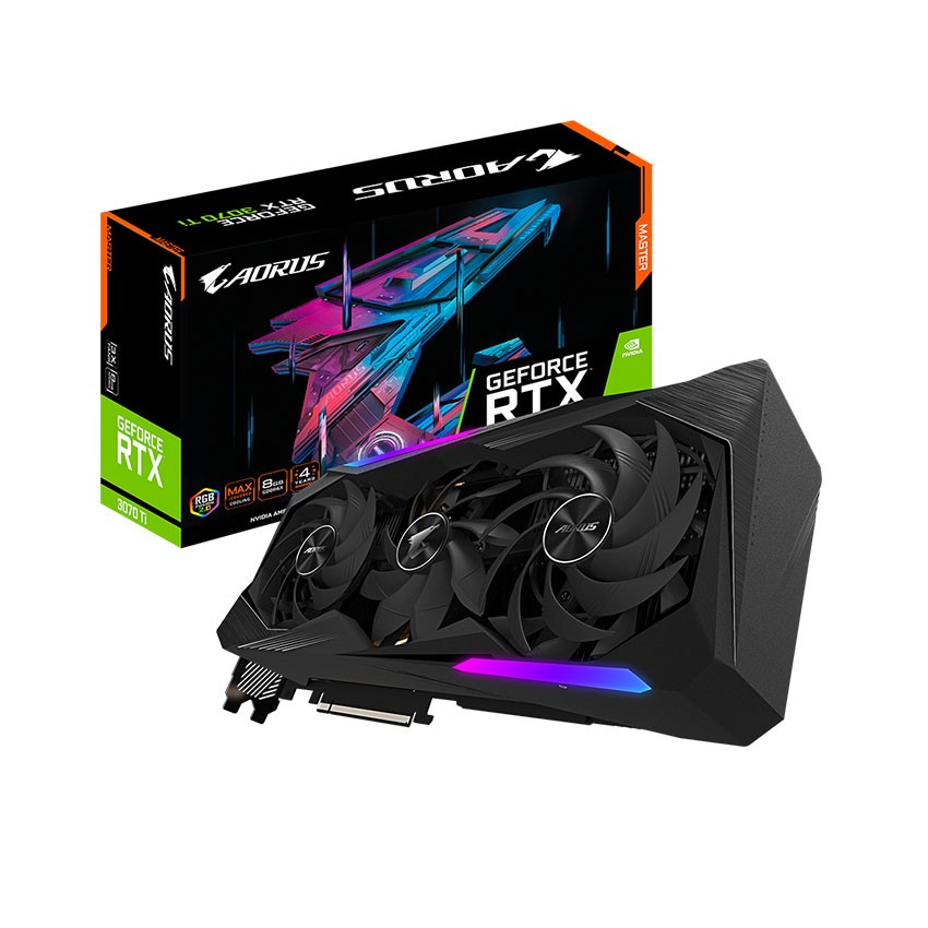 CARD MÀN HÌNH GIGABYTE RTX 3070 TI AORUS MASTER 8G