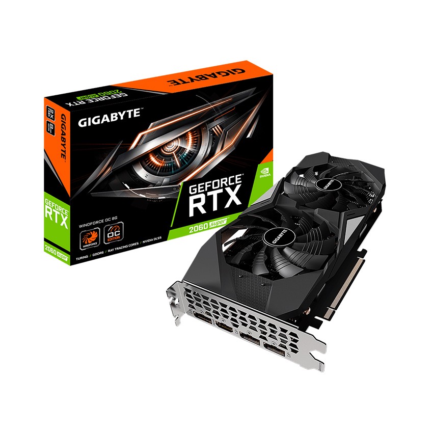 CARD MÀN HÌNH GIGABYTE RTX 2060 SUPER WINDFORCE OC-8GD