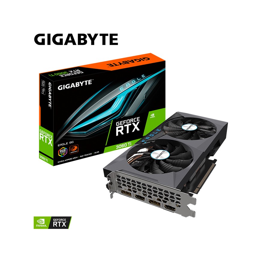 CARD MÀN HÌNH GIGABYTE RTX 3060 TI EAGLE-8GD-V2