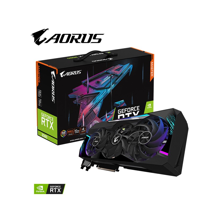 CARD MÀN HÌNH GIGABYTE RTX 3080 AORUS MASTER-10GD V3