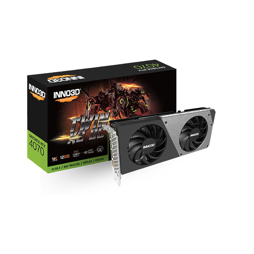 CARD MÀN HÌNH INNO3D RTX 4070 TWIN X2 12GB