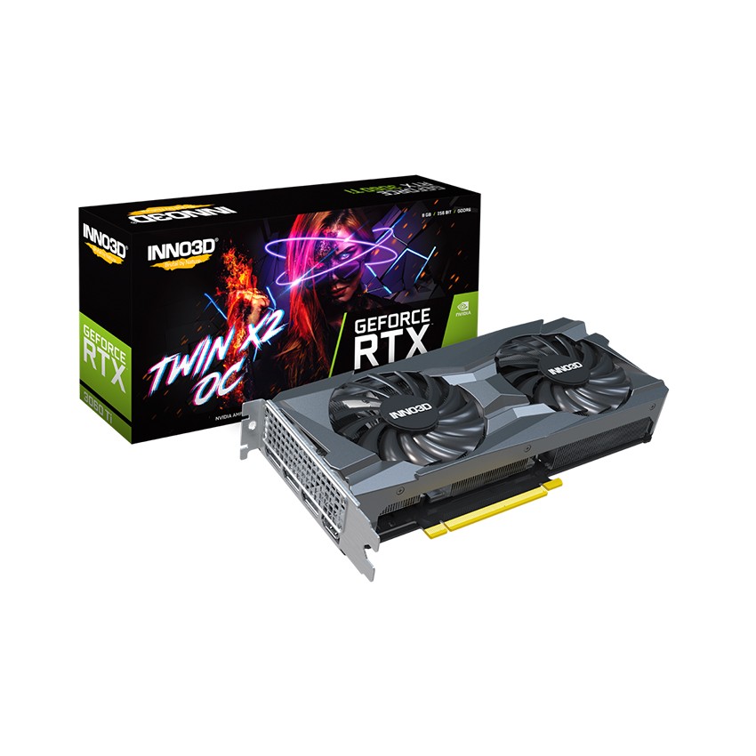 CARD MÀN HÌNH INNO3D RTX 3060 TI TWIN X2 OC 8GB LHR