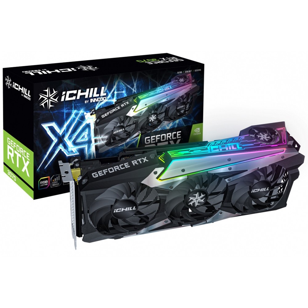 CARD MÀN HÌNH INNO3D RTX 3070 ICHILL X4-8GB (LHR)