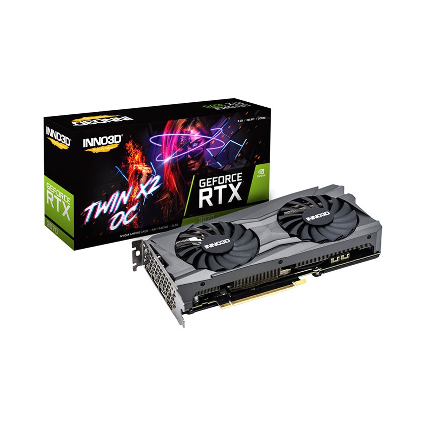 CARD MÀN HÌNH INNO3D RTX 3070 TWIN X2 OC LHR