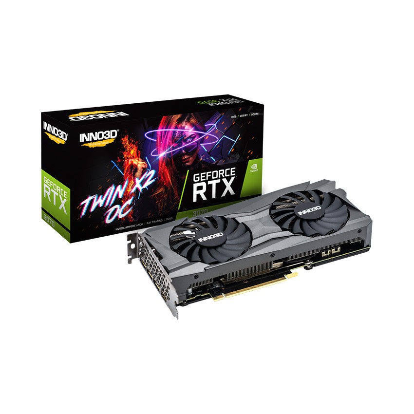 CARD MÀN HÌNH INNO3D RTX 3070 TWIN X2 OC 8GB LHR