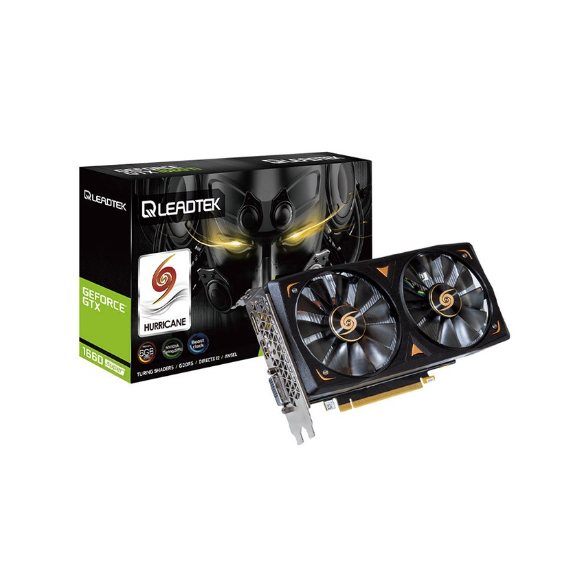 CARD MÀN HÌNH LEADTEK WINFAST GTX 1660 SUPER HURRICANE 6G (6GB GDDR6, 192-BIT, DVI+HDMI+DP, 1X8-PIN)