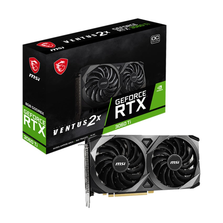 CARD MÀN HÌNH MSI RTX 3060 TI VENTUS 2X 8GD6X OC