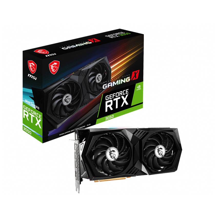 CARD MÀN HÌNH MSI RTX 3050 GAMING X 8G