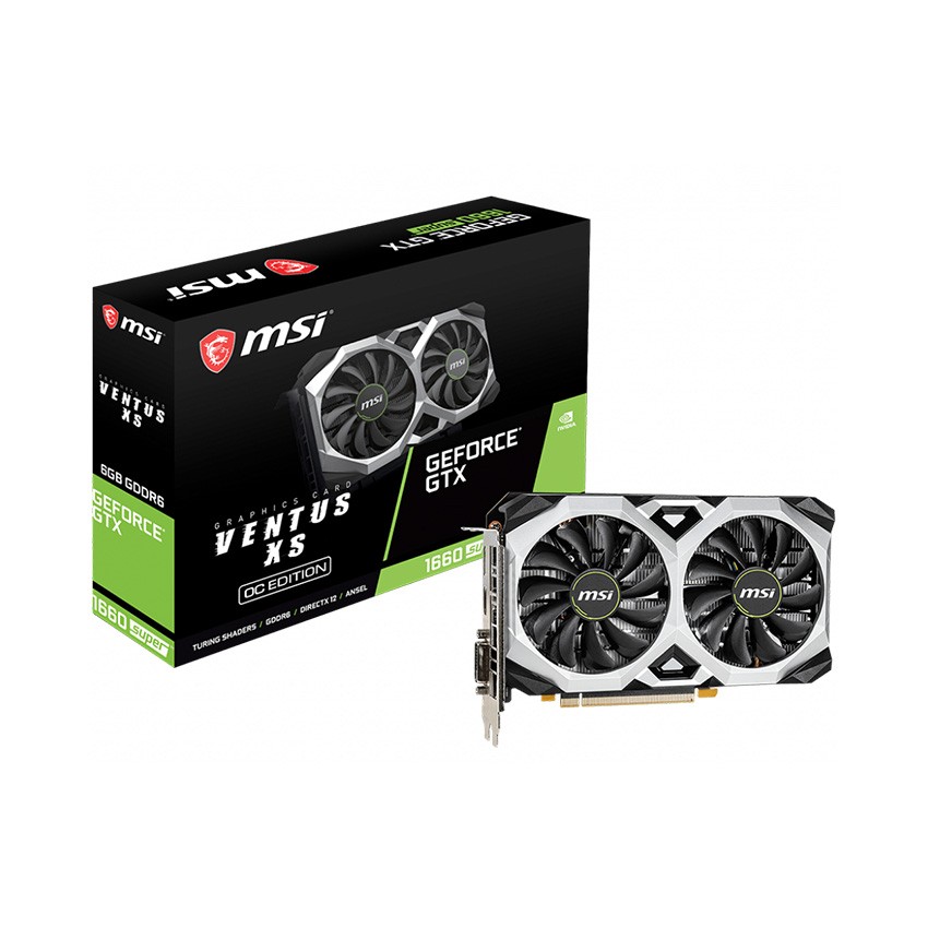 CARD MÀN HÌNH MSI GTX 1660 SUPER VENTUS XS 6G OCV1