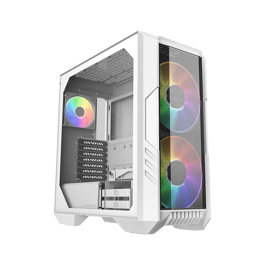 VỎ CASE COOLER MASTER HAF500 ARGB WHITE (MID TOWER/MÀU TRẮNG )